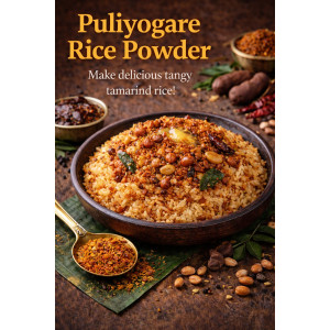Puliyogare Rice Powder (Puliyodarai Rice Powder)